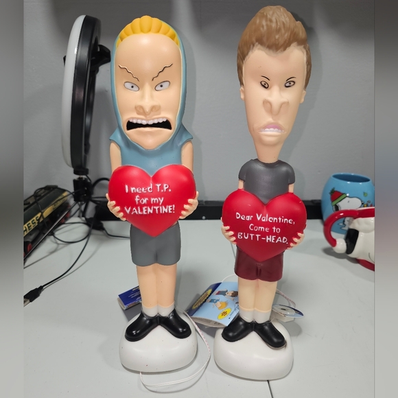 Valentine's Day Novelty Figurines Set Beavis & Butthead .